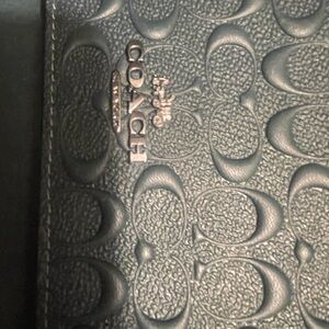 Coach olive Signature Embossed crossbody